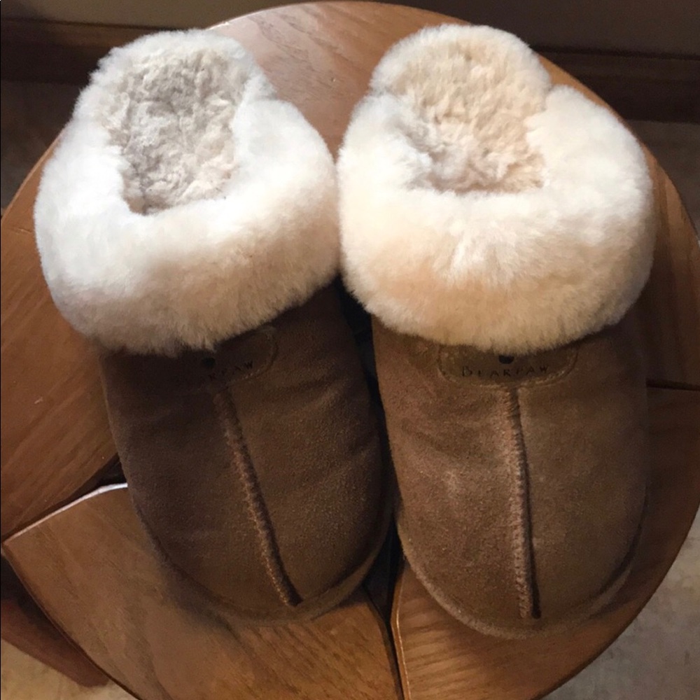 Bear paw slipper clogs